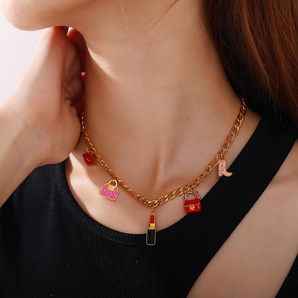 Stylish And Colorful Oil-Dripping Diy Pendant Does Not Fade, Diverse And Creative Versatile Cute Pendant Set