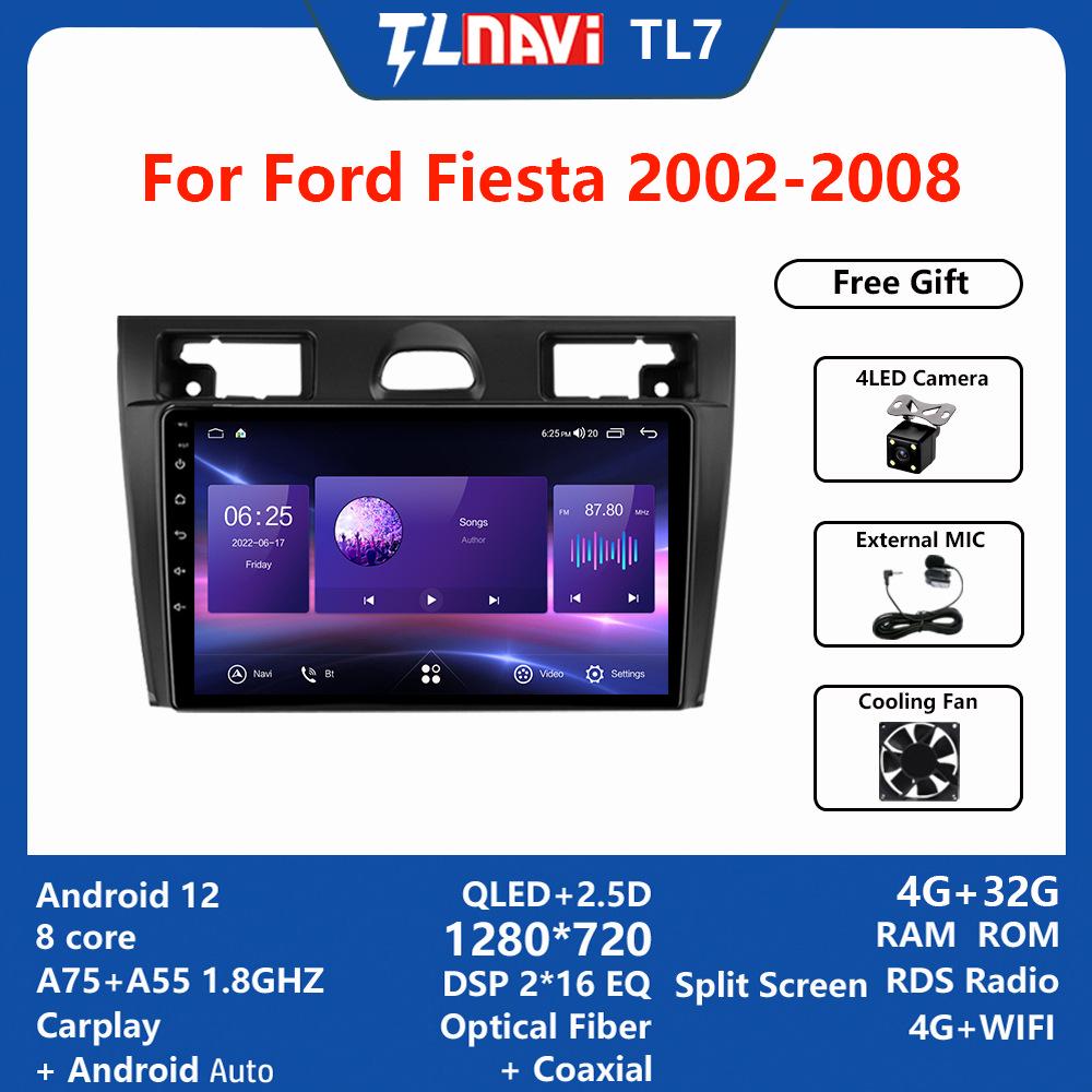 

Android навигатор с большим экраном для Ford Fiesta 2002-2008 9 inches