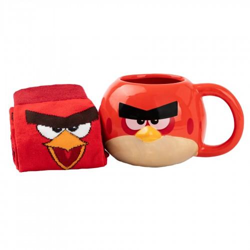 Angry Birds Character Mug and Sock Set