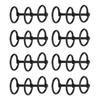   Rings Reusable 3 Hole Electroplated Metal   Hand Account Paper Loose Leaf Binding Rings