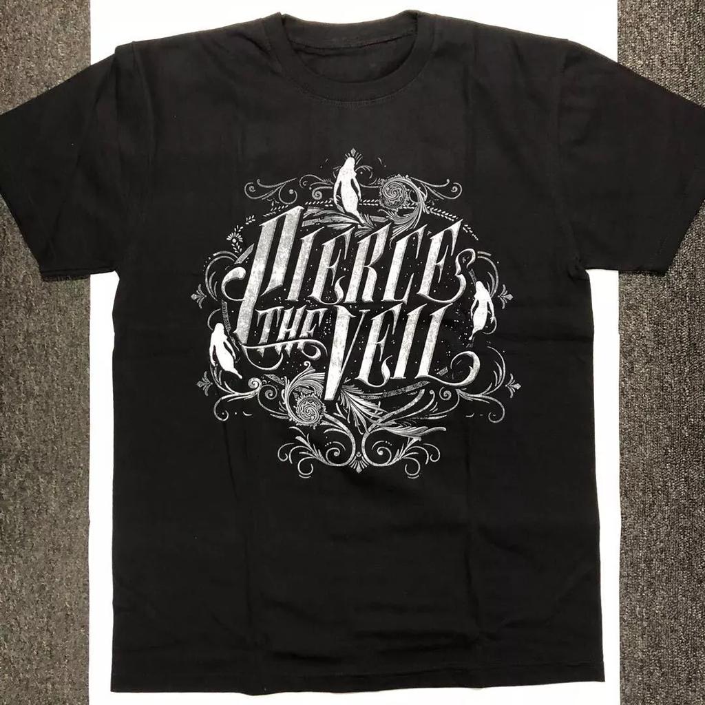 Pierce The Veil Band Short Sleeve Cotton Black Unisex Shirt Tshirt Unisex Women Summer Casual Crew Neck Cotton Tee