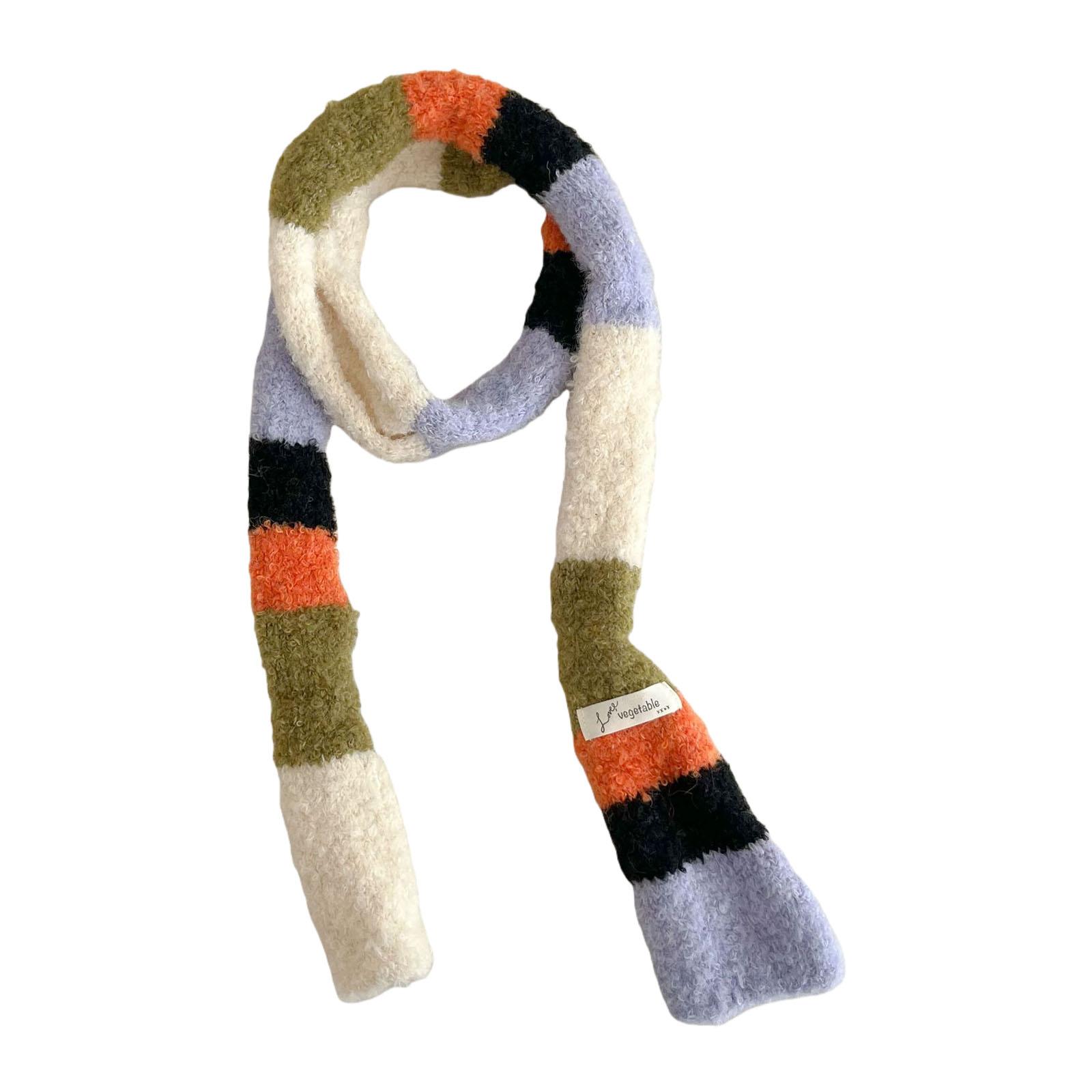 

Вязаный узкий шарф для женщин шейный платок обертка для ручки сумки для женщин обертка для ручки сумки ремень-чокер 1