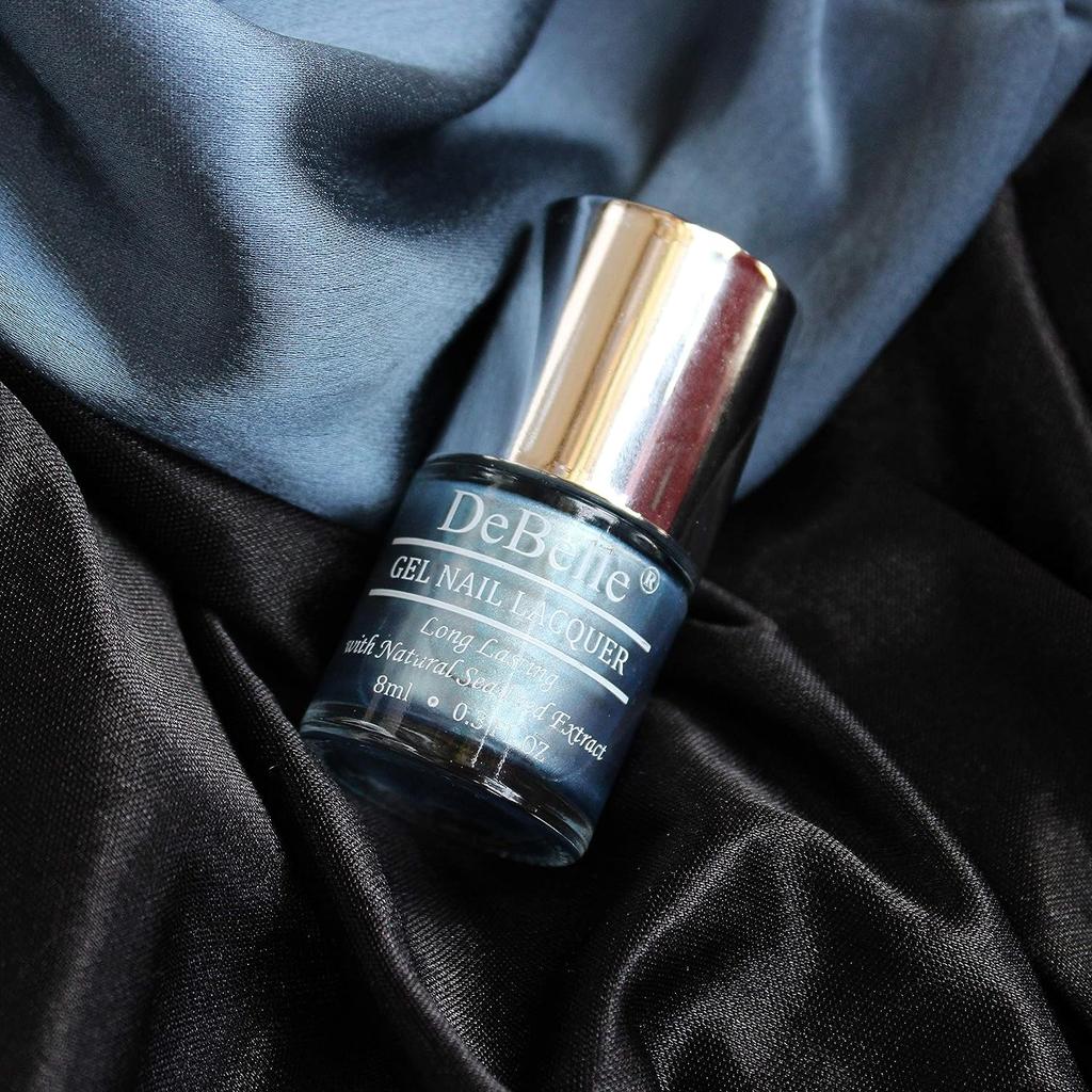 Aqua-Raserei (Metallic-Himmelblauer Nagellack)|Nicht UV-Gel-Finish |Splitterfest | Mit Algen angereicherte Formel| Langlebig|Frei von Tierquälerei und Giftstoffen| 8 ml