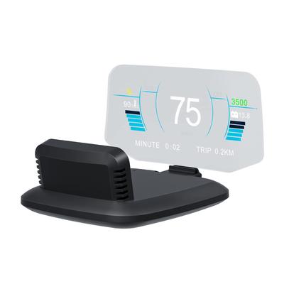 Wiiyii Car OBD2 Tachometer OBD2 GPS OBD Suitable for Most Cars Manufactured After 2008 HUD, Tachometer, OBD2, Head-Up Display, Instrument, +