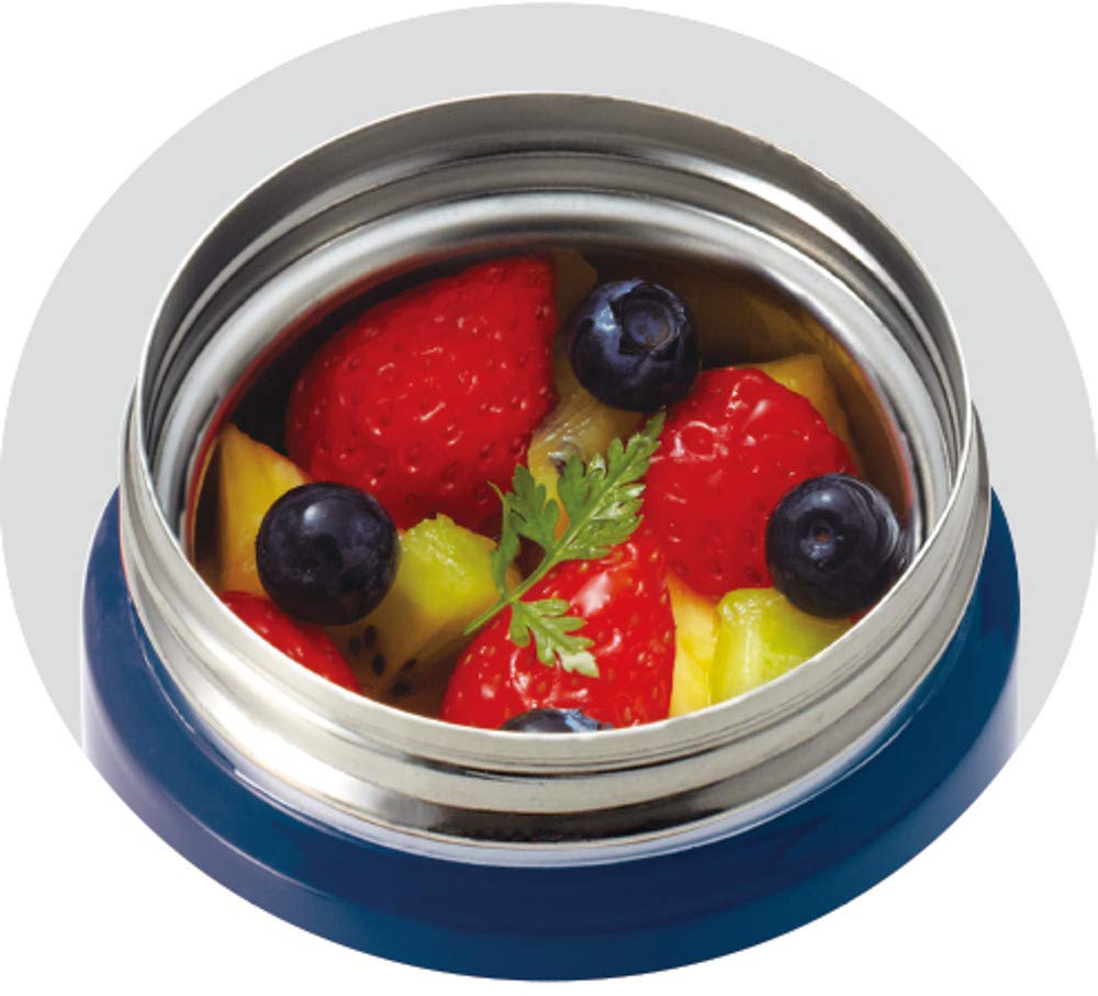 Asvel Lantus Stainless Steel Insulated Soup Small SR250 A3217 Bottle, (250ml), Navy,