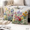 4 Stück Blumenmuster Kissenbezug Tulpe Rose Sonnenblume Gänseblümchen Lavendel Kissenhülle Polyester Heimdeko Sofa Schlafzimmer Wohnzimmer