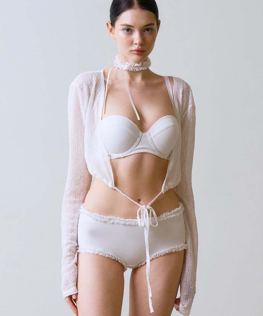 VINAJ Lace Bolero Cover-Up (White)