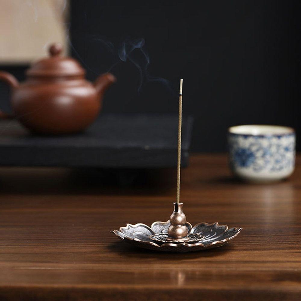 Lotus Shape Lotus Censer Multi-Hole Incense Tray Simple Incense Holder  Temples Home Office
