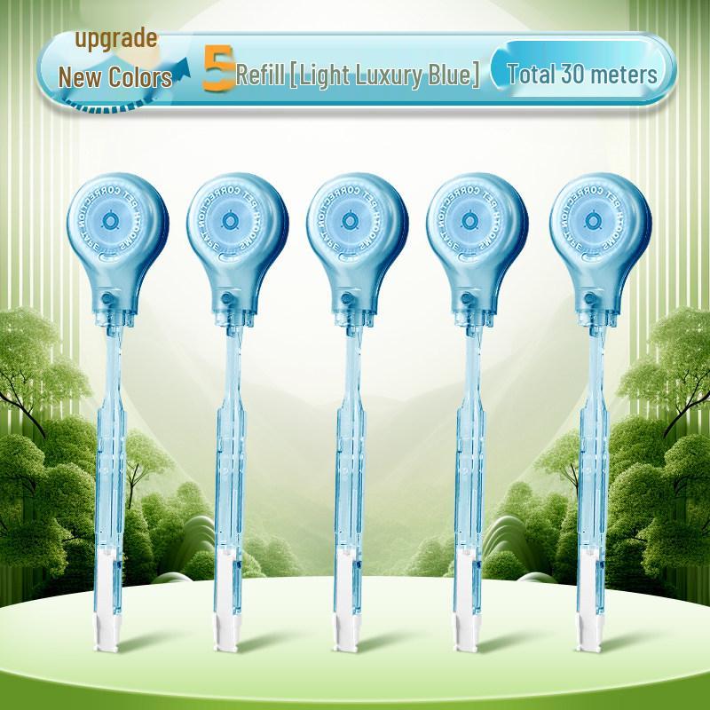 Portable Refillable Correction Tape Pen – Pen-Style, Large Capacity, Ideal for Students