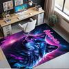 Custom Name LNTB002260915X1000==Wolf Printed Carpet,Rug for Office Chair Living Room Bedroom Kitchen Room Decor Gifts.