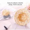 Fashion Adjustable Pet Straw Hat Sun Protection Lace Trim Bow Dog Fisherman Hat Retro Style Wide Brim Cat Sun Hat Walking Hiking