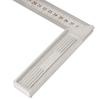 30 cm Aluminiumlegierung 90 Grad Lineal mit gerader Kante Lineal rechtwinkliges Lineal(Dicker)