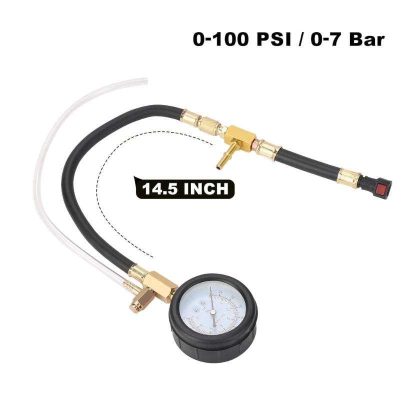 Motorcycle Fuel System Pressure Testing Diagnostic Tool Kit For Automotive Troubleshooting Mechanics And DIY Enthusiasts