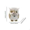 Collectible Owl Statue Miniature Figure for Desktop And Shelf Decor