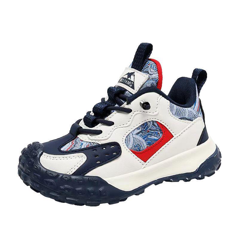Winter Thickened Velvet-Lined Non-Slip Kids' Warm Sports Shoes