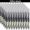 5-50PCS Straight Liquid Color Pen Set, Fine Tip Gel Pens for Drawing Pens for Writing Pen Office Kawaii School Supplies Cute Pen