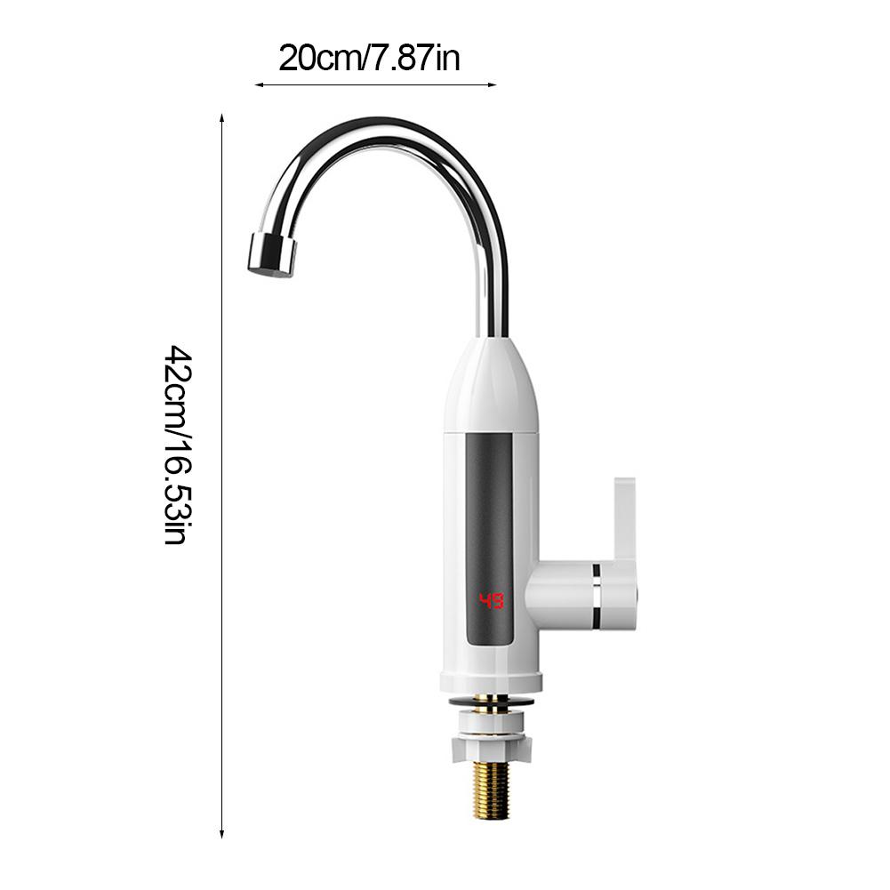 Electric Hot Water Heater Faucet 3000W Kitchen Instant Heating Faucet 360 Degree Rotation Fast Heating Tap for Kitchen Bathroom