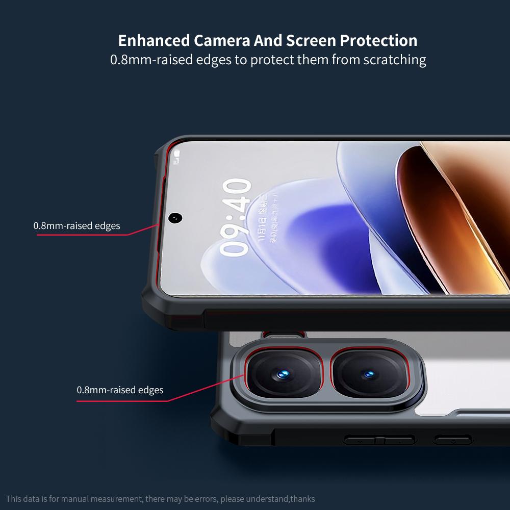 XUNDD For Vivo iQOO Neo10 5G Case Dropproof TPU+Acrylic Clear Back Phone Cover