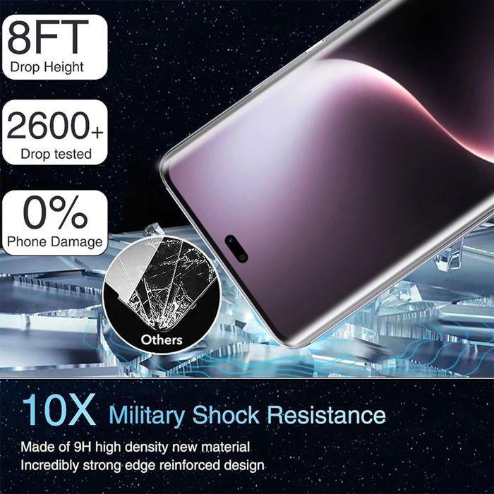 2 Verres Trempés Intégral et 2 Vitres Caméra pour Honor Magic 7 Lite - Protection Anti-Rayures