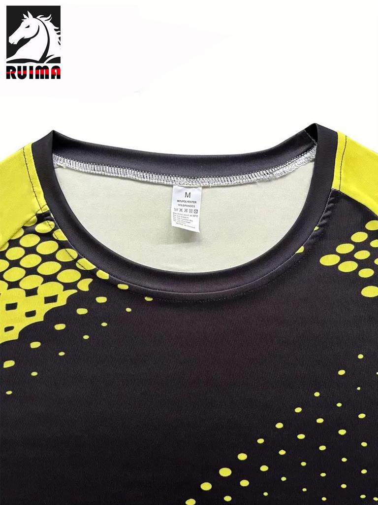 Prodyšný sportovní dres s dlouhým rukávem na basketbal, běh, do posilovny, na cyklistický trénink - Elastická základní vrstva