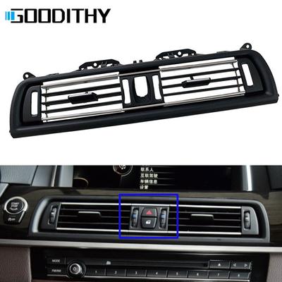 Pro BMW řady 5 F10 F11 Střední středový chromovaný panel klimatizace Kryt větrací mřížky AC 520i 525i 528i 530i 535i