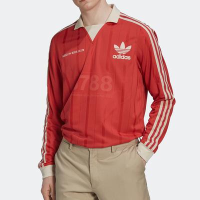 Genuine Trefoil Men's Breathable Collared Long-Sleeve T-Shirt HN1677