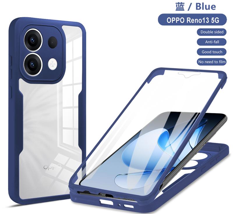 For Reno 13 5G Case Luxury 360 Full Body Protection Case For OPPO Reno 13 Reno13 Front Screen Shockproof Cover