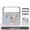Outdoor Stainless Steel Classified Trash Can