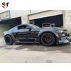18-22 Ford Mustang Wide Body Kit: Resin Front Lip, Fender Flares, Rear Spoiler, Side Skirts