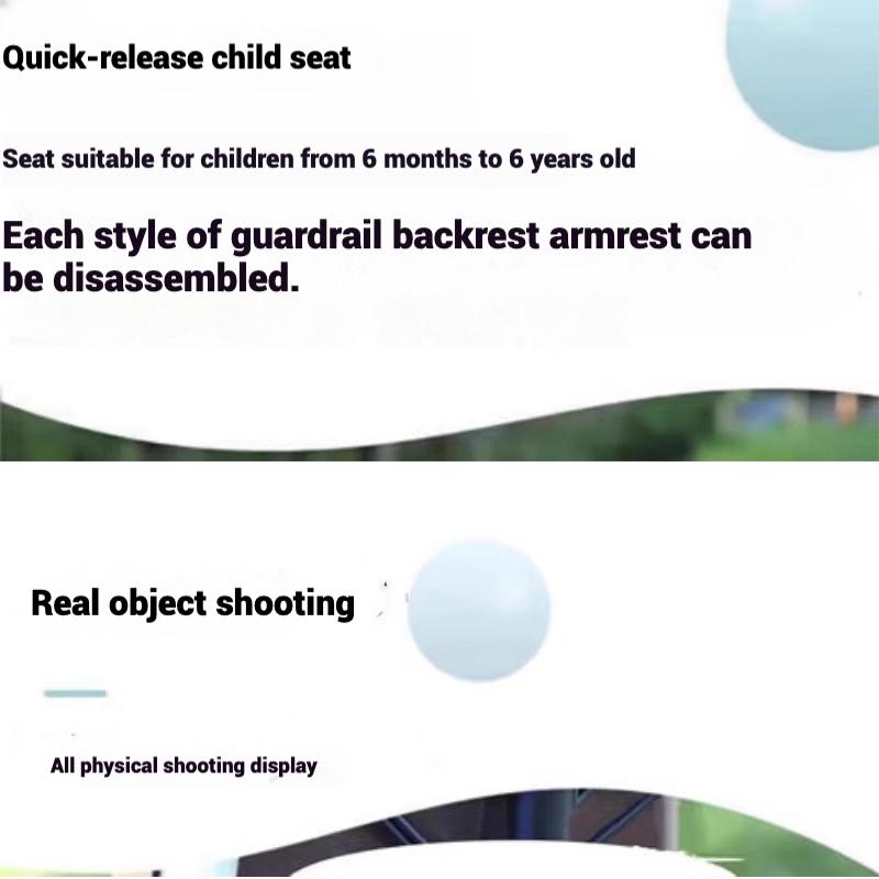 Přední dětská sedačka na kolo s rychloupínáním, sedačka pro dítě na horské kolo, skládací kolo, dámské kolo s ochrannou bariérou