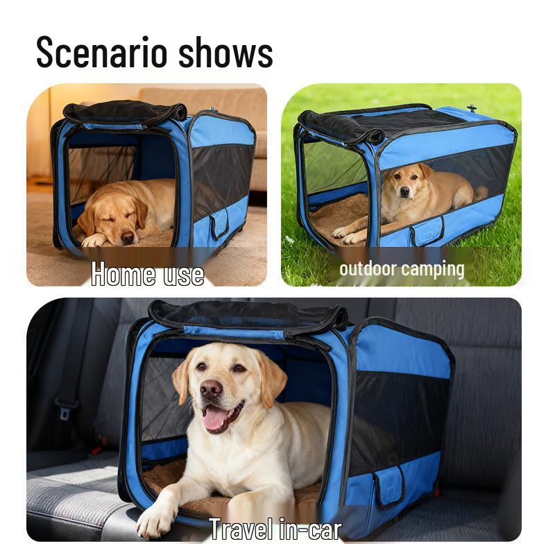In Stock Large Foldable Portable Outdoor Dog Tent Car Cage