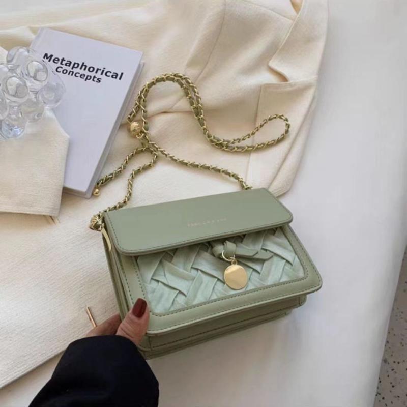 Advanced Sense Women's Backpack Small Design Sense Chain Messenger Bag Casual Retro Shoulder Bag Simple and Versatile Square Bags