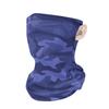 Camouflage Ice Silk Neck Gaiter: UV Protection Cycling Mask with Ear Loops