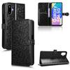 For Samsung Galaxy F06 5G/M06 5G Wallet Case Dot Pattern Imprint PU Leather Phone Cover