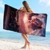 Racing Car F1 Pattern Towel Microfiber Beach Towel Absorbent Quick Dry Soft Yoga Swimming Resort Mountain Climbing Towel