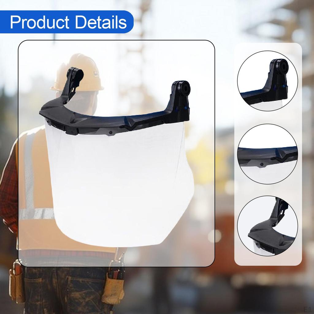 Full Face ,Face Cover Guard 180 Degree Rotatable for Industrial Construction Work Woodworking