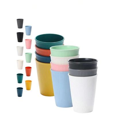 4/11pcs Reusable Plastic Cup, PP Material, Multi-color, Suitable for Camping Picnic Kitchen, Hand Washable and Dishwasher Safe