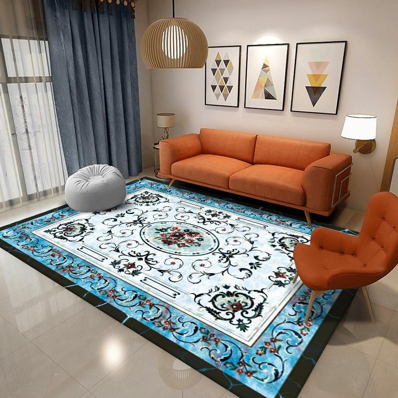 European Style Carpet Living Room Simple Coffee Table Sofa Bedroom Bedside Carpet Household Large Area Carpet