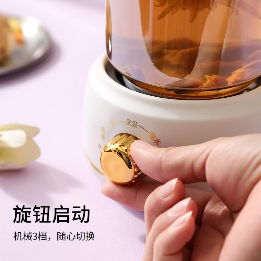 0.4-0.6L Health Pot, Office Small Tea Maker, Household Mini Health Cup, Tea Stove, Flower Boiling Tea Pot 220V