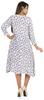 Bimba Printed Flared Midi Dress For Women Rayon Crepe Casual Summer Dress