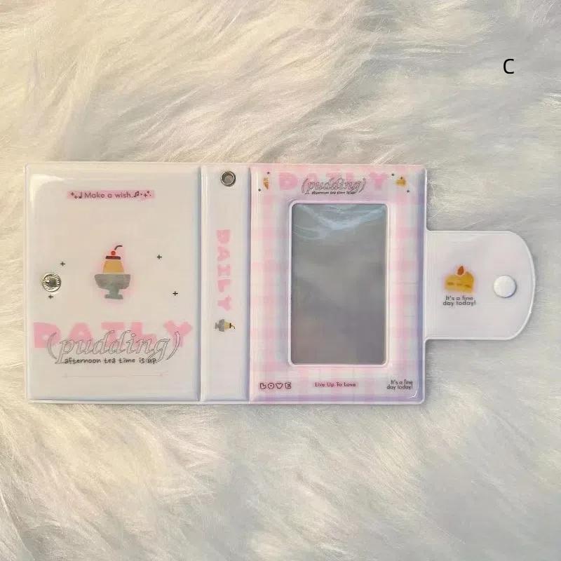 Photo Album For Photograph Gift Ins Cute Graffiti Photocard Holder Idol Collect Book 3 Inch Envelope Package