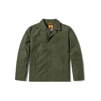 Embroidered Logo Sports Coach Jacket Men Jackets Army-Green A24JV-A58