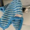 Colorful Earflap Knitted Hat Striped Baggy Beanie Hat Fashion Striped Balaclava  for Outdoor Ski