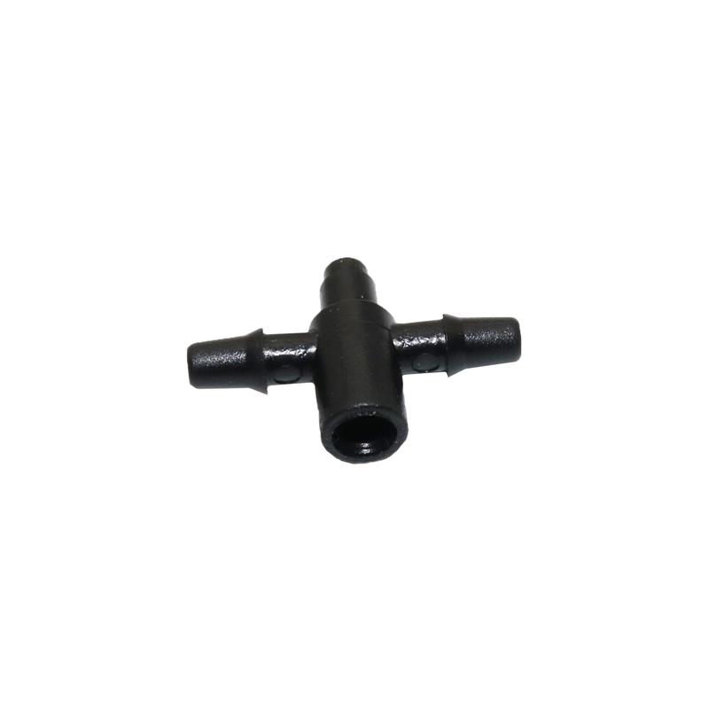 50pcs 3 / 5mm Hose Shunt, Barbed Fitting 1/8-inch Tee Connector Garden Sprinkler System Accessories Gardening Tools