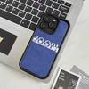 Modemarke J-Joop Handyhülle für iPhone 11 12 13 16 15 17 14 Pro Max Weiche Silikonhülle Funda
