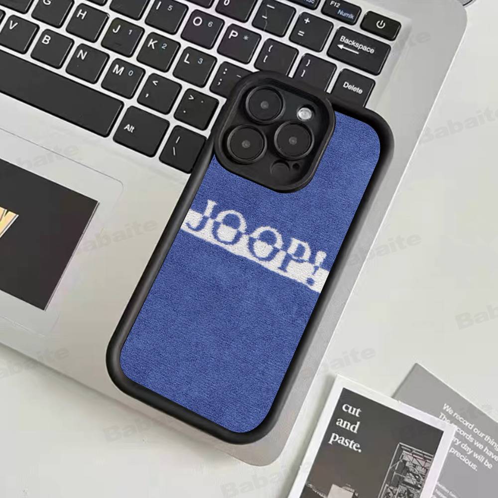Modemarke J-Joop Handyhülle für iPhone 11 12 13 16 15 17 14 Pro Max Weiche Silikonhülle Funda