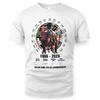 Men's Letter Print Round Neck Tee Black Father