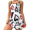 Can Be Worn outside Sexy Casual Foreign Trade Print Nightdress Women's Home Casual Nightdress