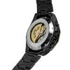 Forsining Men's Fashion Casual Blue Hollow Waterproof Automatic Mechanical Watch GMT1114-8-A