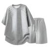2026 Men's Beaded Summer Short Sleeve T-Shirt & Shorts Set